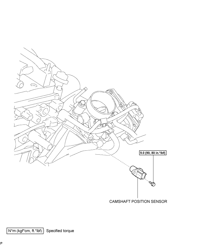 Toyota Rav4. Aca30, 33, 38 Gsa33 Zsa30, 35.1Az-Fe Engine Control System.Sfi System.Camshaft Position Sensor  Components